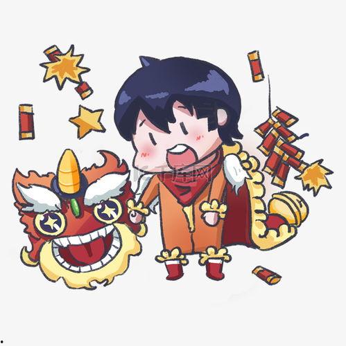 春节漫画图片,春节漫画里的欢乐时光